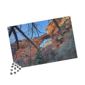 Arizona Devil's Arch Desert Photo Puzzle — Scenic Red Rock Landscape Jigsaw (110–1014 pcs)