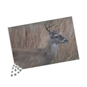 White-Tailed Deer Wildlife Puzzle — Scenic Nature Jigsaw (110, 2525, 520, 1014 pcs)