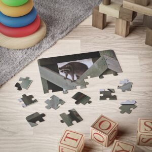 Raccoon Photo Kids Puzzle — 30-Piece Wildlife Jigsaw for Children