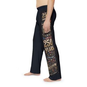 Pajama Pants - 25 Years Liberty & Freedom Anniversary Side Panel Lounge Pants