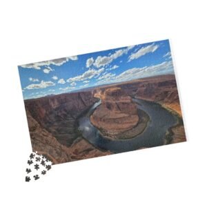 Arizona Horseshoe Bend River Canyon Jigsaw Puzzle — Scenic Desert Landscape (110, 252, 520, 1014 pcs)