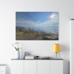 Wyoming Chief Joseph Byway Canvas Summit Vista: Mountain Lake Landscape Photography Wall Art